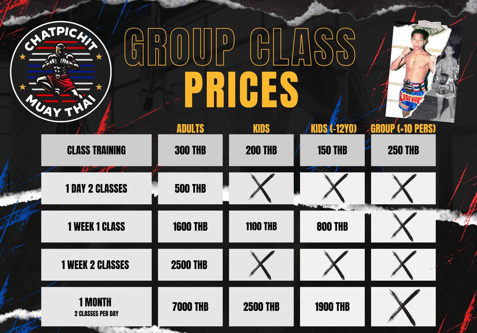 Group Class Prices