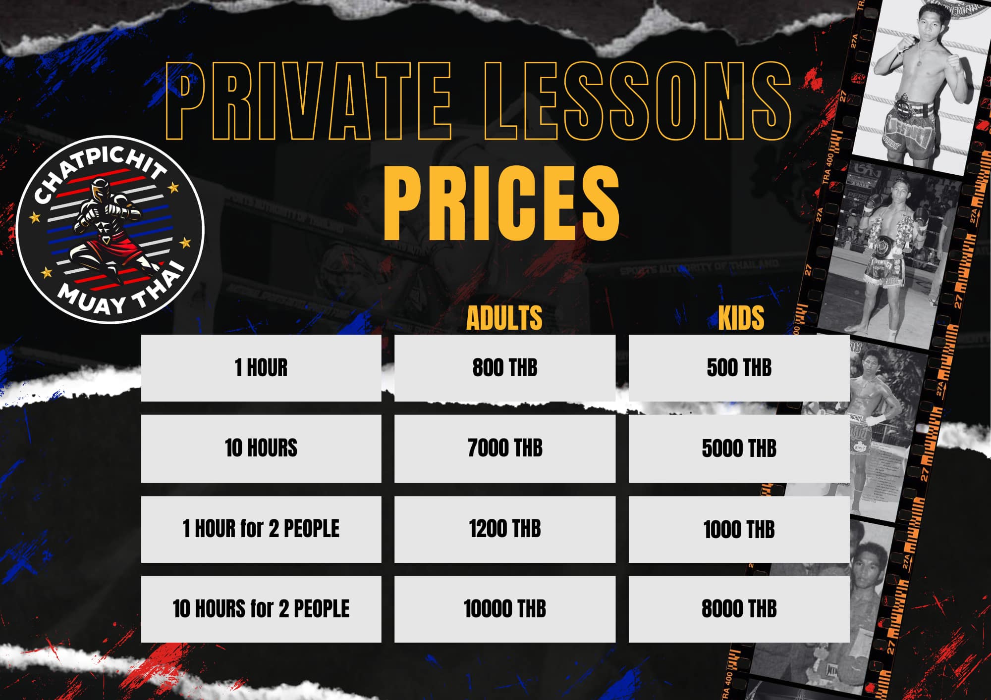 Private Class Prices